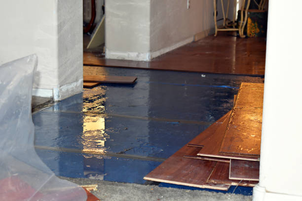 Professional Sewage Cleanup technician working in Fairfield, ME